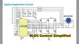 JY03B BLDC Motor Control IC تبسيط التصميم