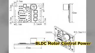 محرك BLDC 10-36V 20A PWM تحكم تناظري