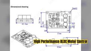 JYQD V8.3E 15A BLDC لوحة تشغيل وحدة التحكم في المحرك