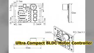 JYQD V9 20B BLDC وحدة تحكم المحرك المدمجة لوحة للقيادة